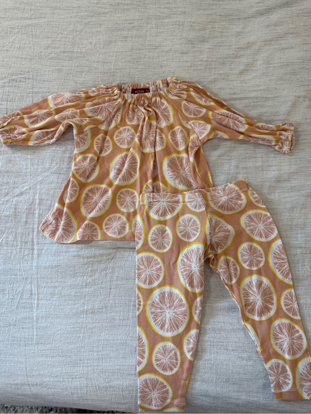 Milkbarn Peach & Yellow Citrus Set